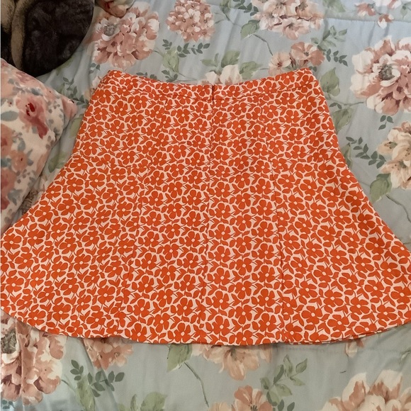 Jones New York Collections skirt flowers orange white size 12P like new … - Picture 2 of 14